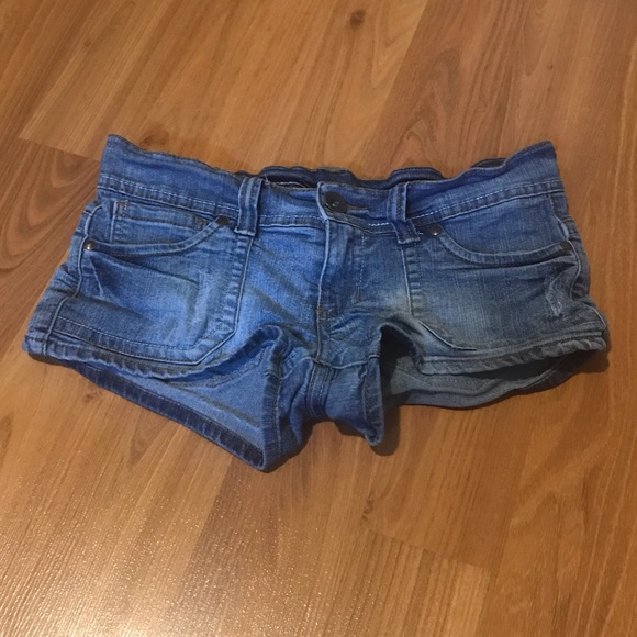 Streetwear Society Low-Rise Jean Shorts
